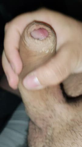 Little Dick Moaning Precum gif