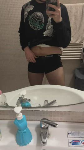 I’m gonna slap your face first and then rearrange your tonsils with my fat cock