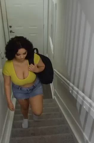 big ass big tits interracial gif