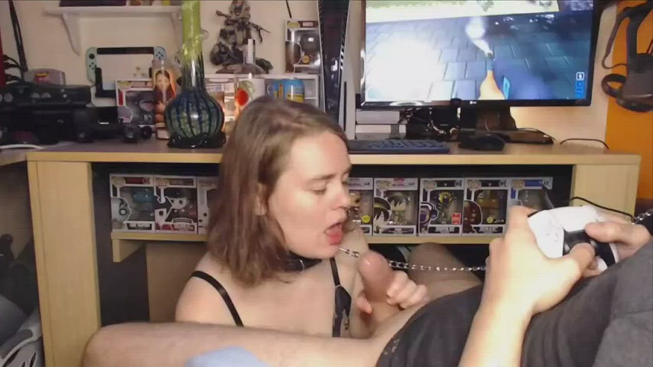 She is treated as a slave while he games