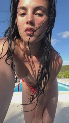 nude onlyfans swimming pool gif