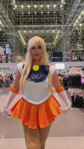 anime cosplay sailor gif