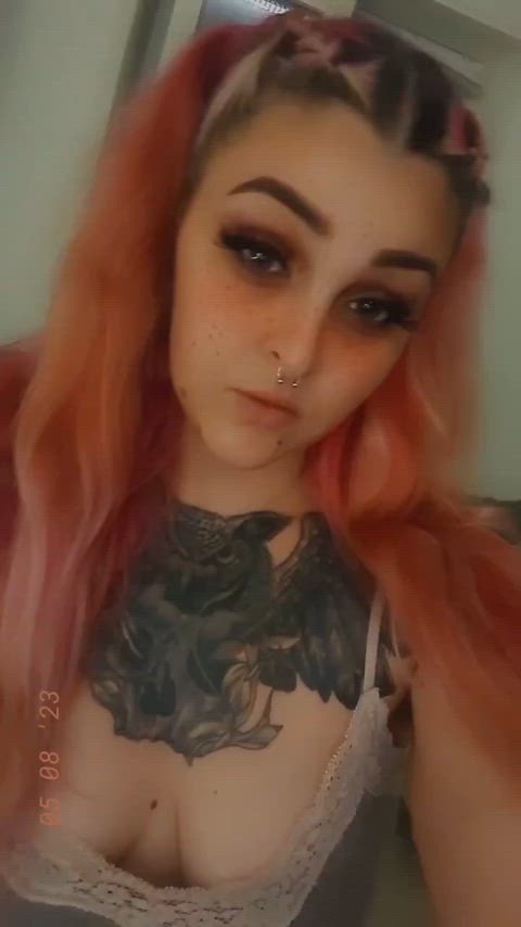 ahegao amateur babe cute onlyfans redhead teen gif