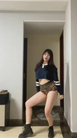 asian cute dancing gif