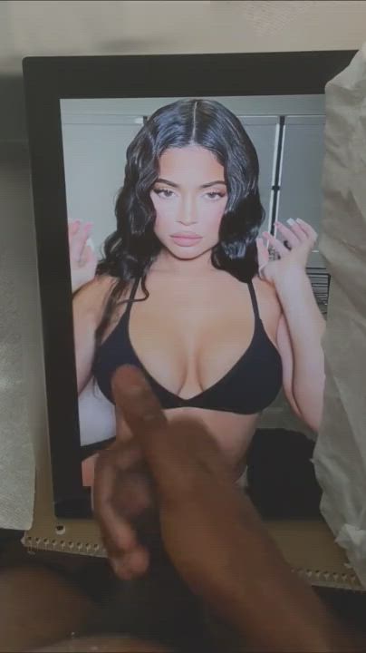 Cumshot Kylie Jenner Tribute gif