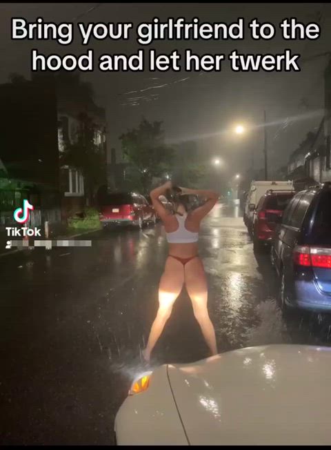 ass hood tiktok twerking white girl gif