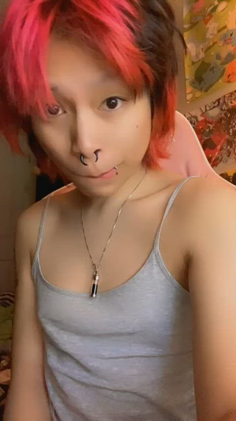 ass tits boobs asian trans petite cock nsfw cute trans woman gif