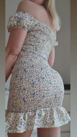 Ass Big Ass Blonde Bubble Butt Cute Dress Sex Doll Tits gif