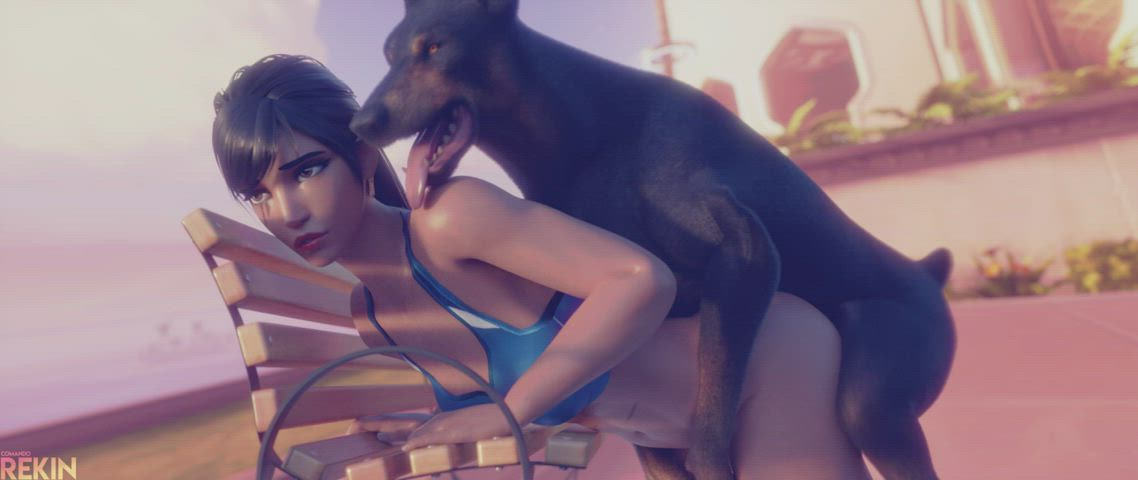 3D Doggystyle Ebony Rule34 gif