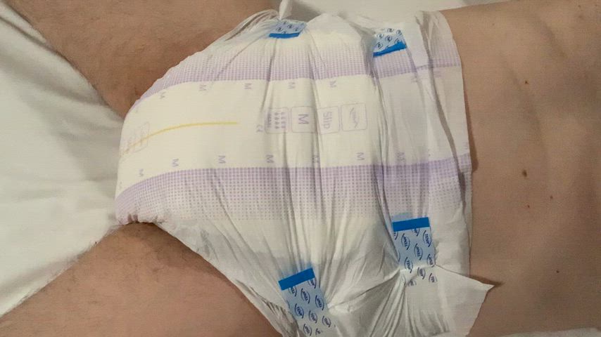 diaper male rubbing solo gif