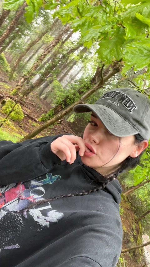 Your trans gf wants to take you on a hike! You coming? 