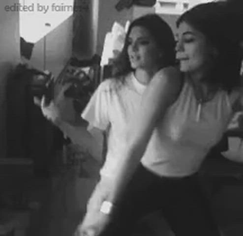 dancing kendall jenner model gif