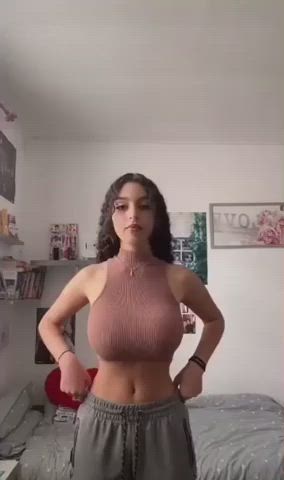 Big Tits Teen TikTok gif