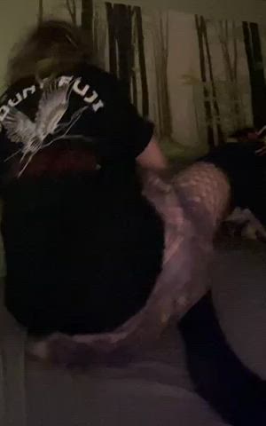 sissy submissive twerking gif