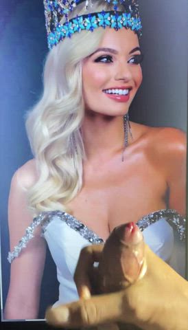 Karolina Bielawska - Miss World 2021 precum/small load trib
