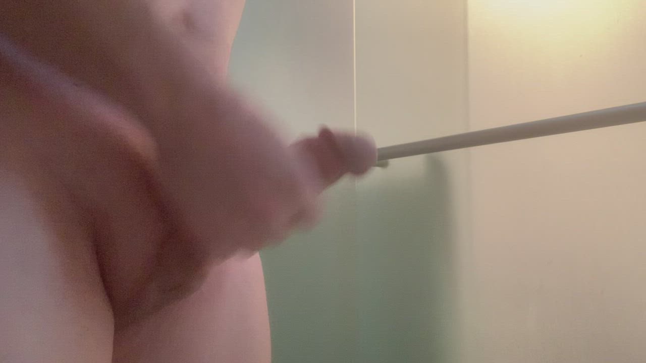 Shower cum before work.