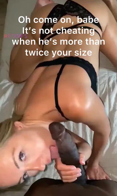 She promised to only fuck bigger men