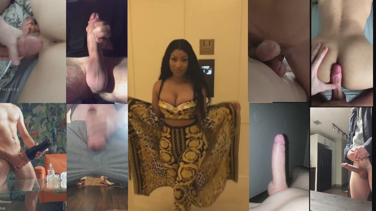 BabeCock Big Ass Big Tits Cum Ebony Frotting Nicki Minaj gif
