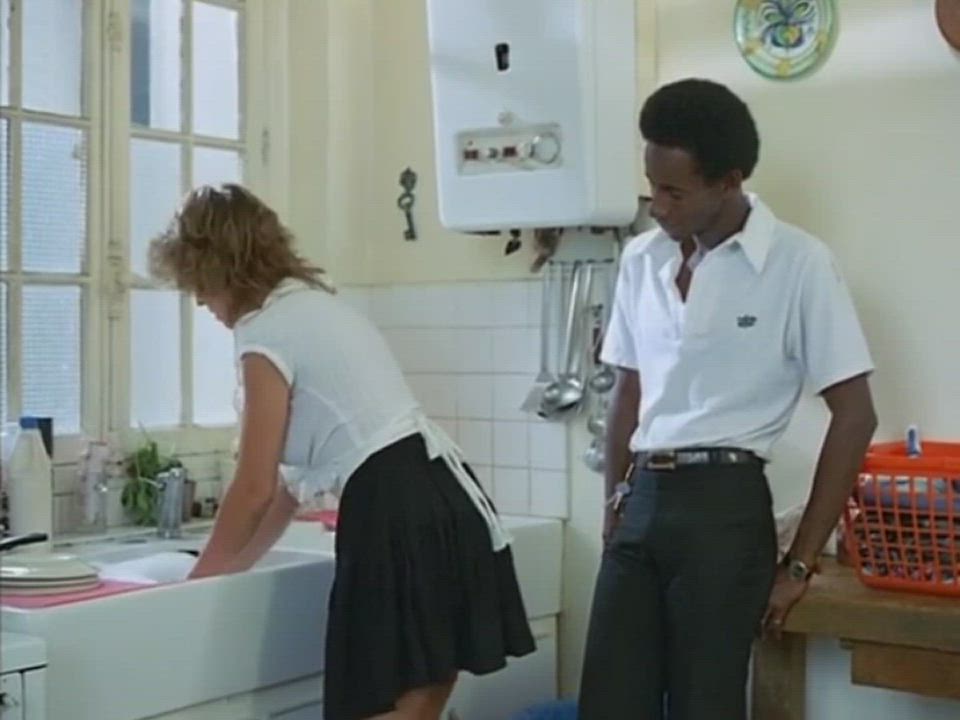 Ebony Kitchen Retro gif