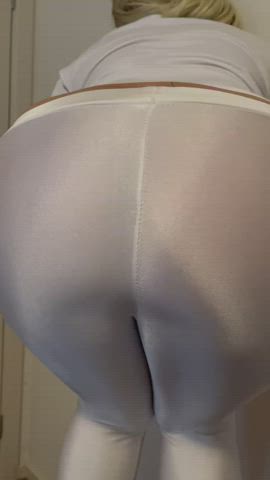 asian ass yoga pants gif