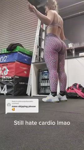 Big Ass Bouncing Fitness Gym gif