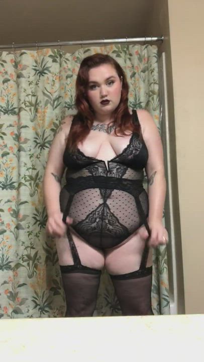 BBW Chubby Lingerie gif