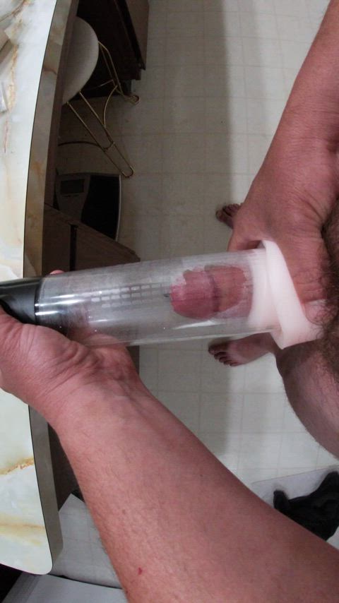 cum cumshot nsfw penis pump silicone thick cock real-cock gif