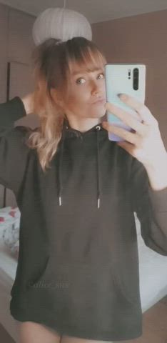 Det bästa med vintern: stora mysiga hoodies 😍😙