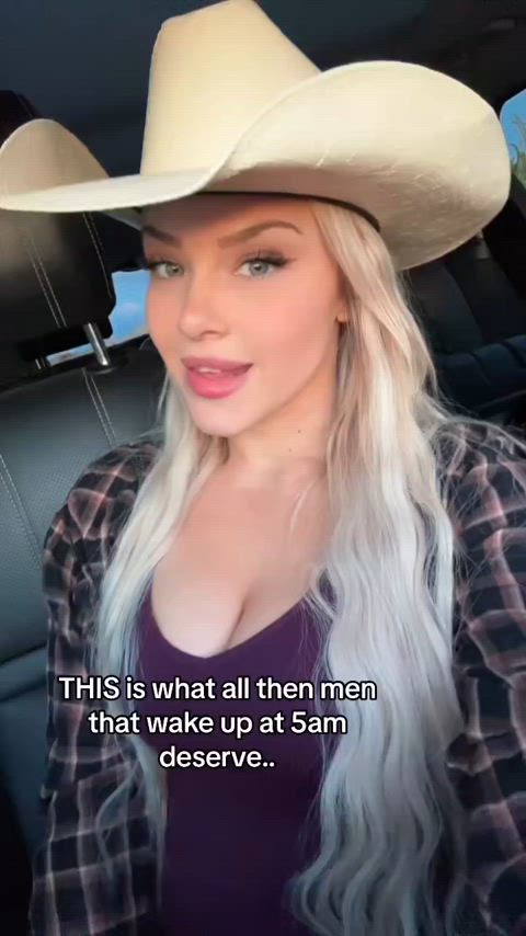 blonde country girl cowgirl onlyfans texas gif