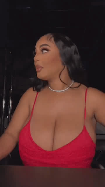 big tits dress tits gif