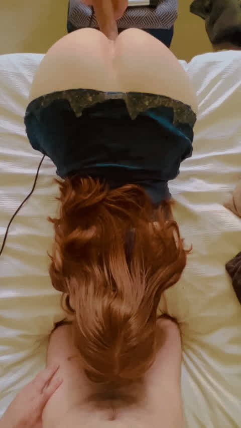 amateur ass big ass doggystyle fucking machine redhead slow spitroast gif