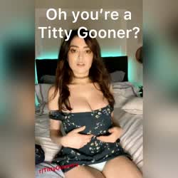Tessa is always there for us titty gooners