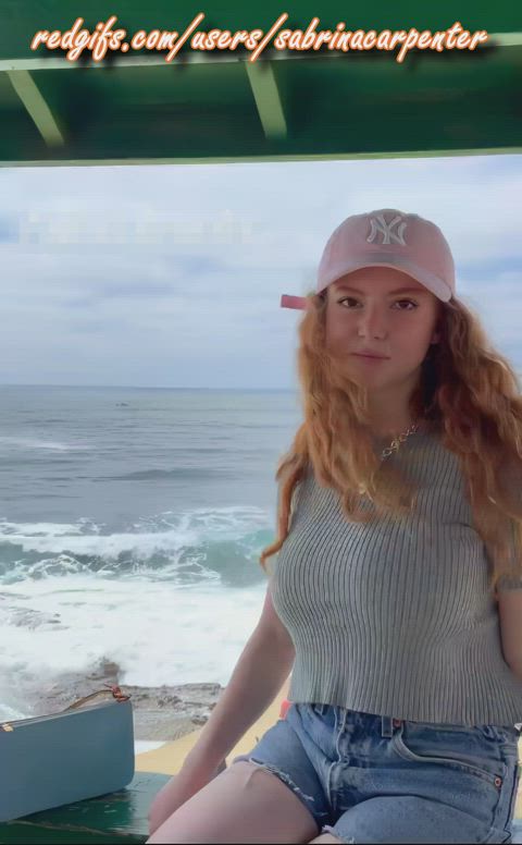 18 years old big tits celebrity non-nude petite redhead sfw teen gif