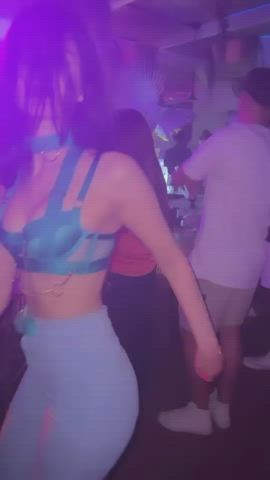 Ass Brunette Cleavage gif
