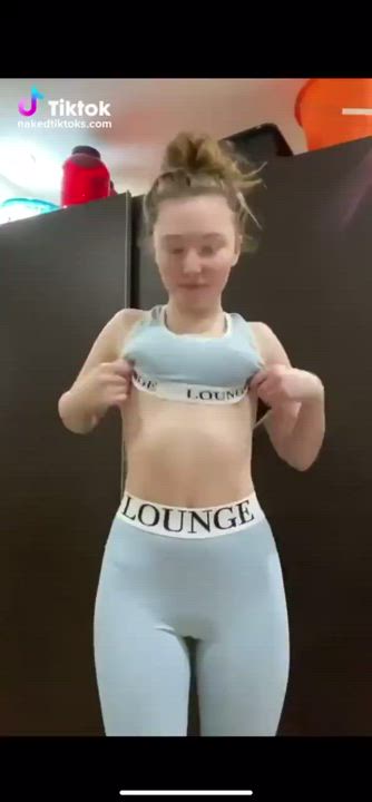 Pussy Small Tits Yoga Pants gif