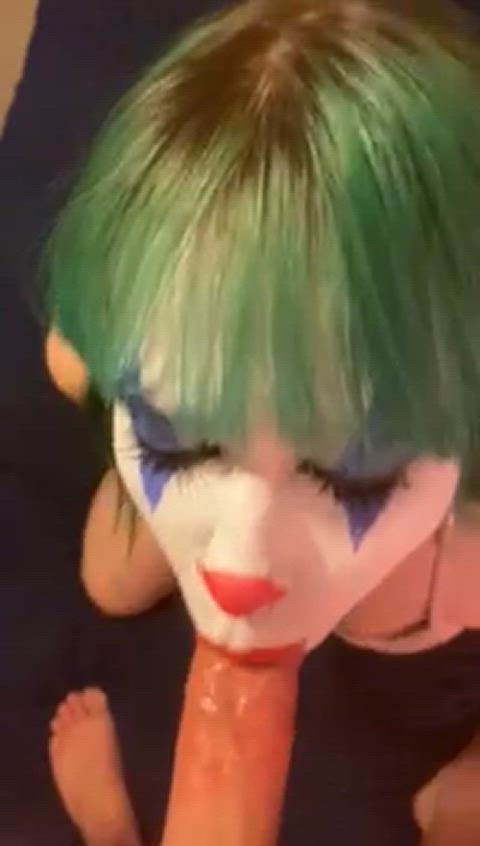 amateur clown clown girl cute homemade onlyfans pov sex teen blowjobs gif