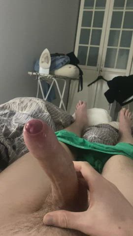 Cum Foreskin Hands Free gif