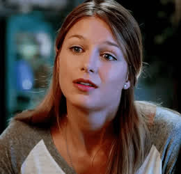 Melissa Benoist is REALLY in the mood...