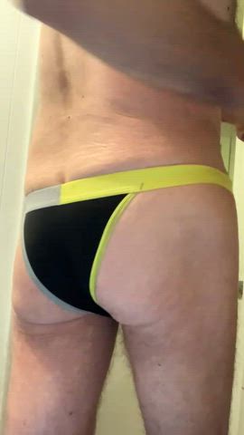 ass tease underwear gif