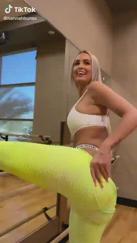 Ass Blonde Teen Twerking gif