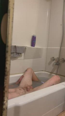 bathtub big dick spy cam gif