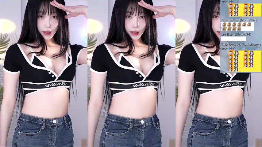 asian big tits dancing korean gif