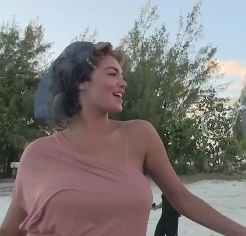 Beach Kate Upton Tits gif