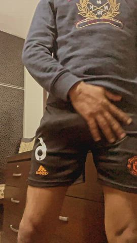 Cock Shorts Tease gif