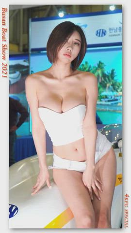 asian boat cute korean model gif