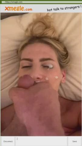 amateur cum cumshot facial nsfw pov webcam wife gif