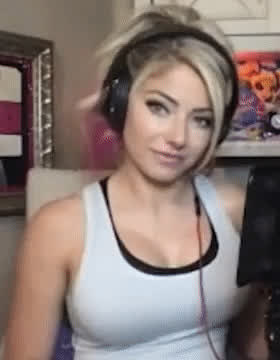 big tits blonde tits gif