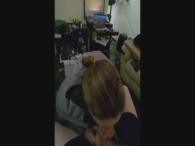 blowjob cumshot pov gif