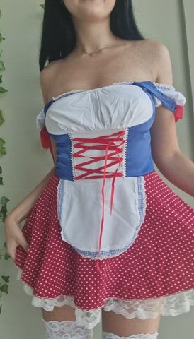 boobs dress maid nipples pussy upskirt forty-five-fifty-five gif