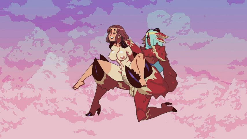 Animation Anime Bouncing Tits Cartoon Futanari Hentai Loop Monster Girl Rule34 gif